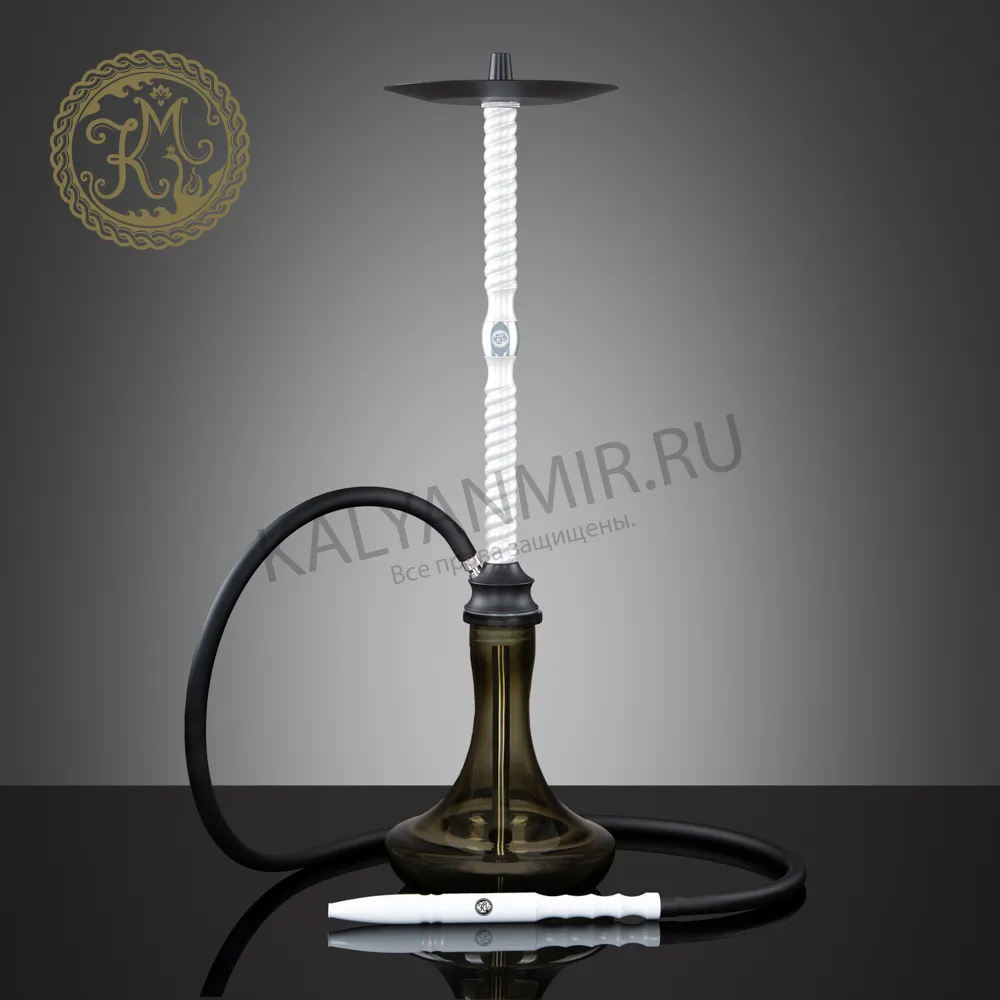 изображение товара Кальян КМ BOER NR V2 75 см White (Полный комплект)