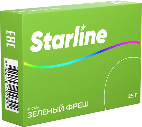 изображение товара Табак для кальяна Starline "Старлайн" (Зеленый фреш), 25 г