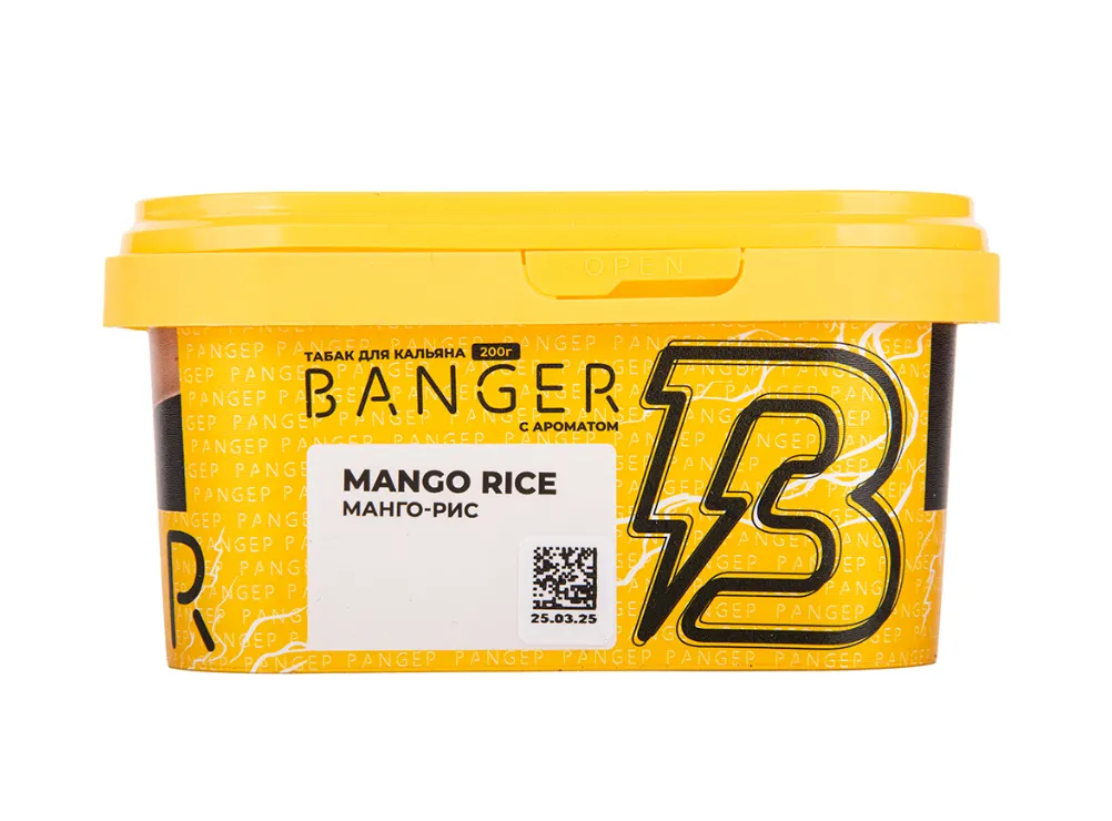 изображение товара Табак Banger Mango Rice (Манго, рис) 200г
