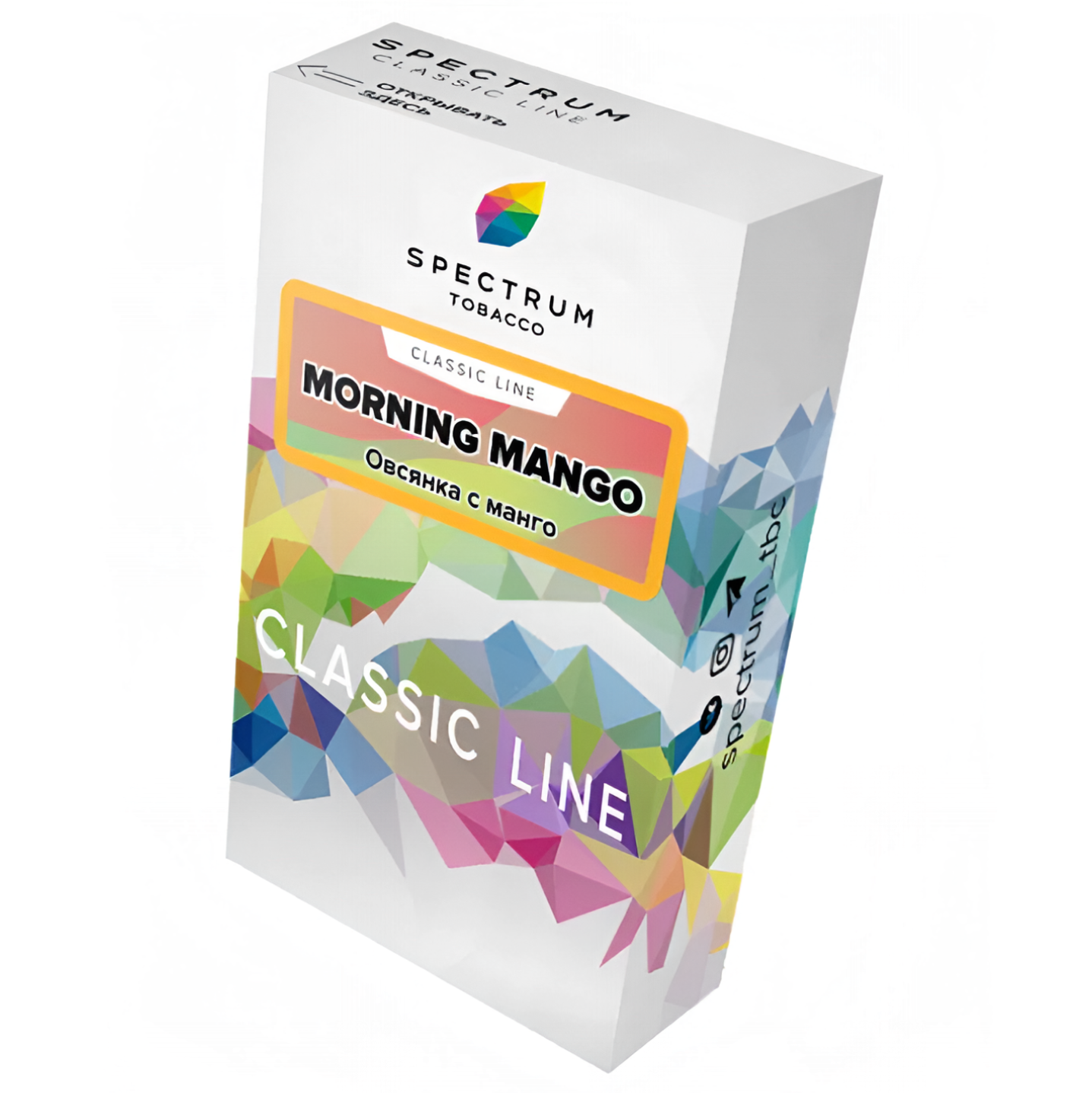 изображение товара Табак Spectrum Classic Line - Morning Mango (Овсянка с манго) - 40 г