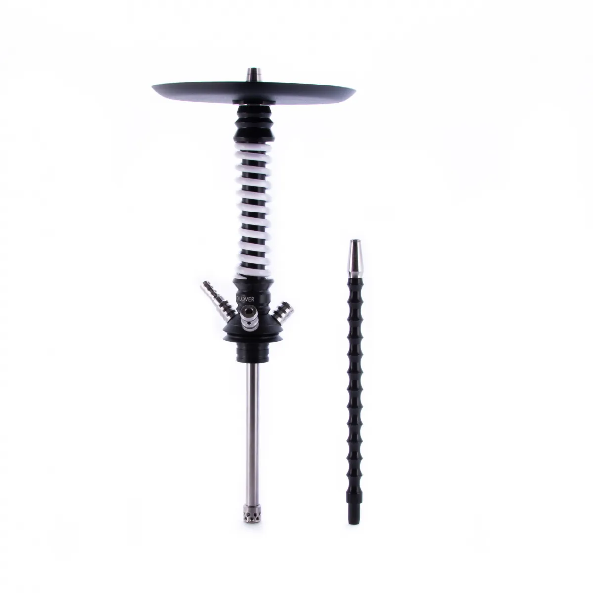 изображение товара Кальян MAMAY CUSTOMS Coilovers MINI чёрно-белый (без колбы) Кит