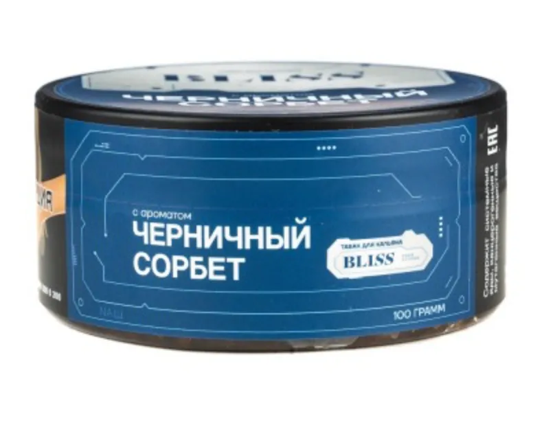 изображение товара Табак Bliss Черничный Сорбет 100г