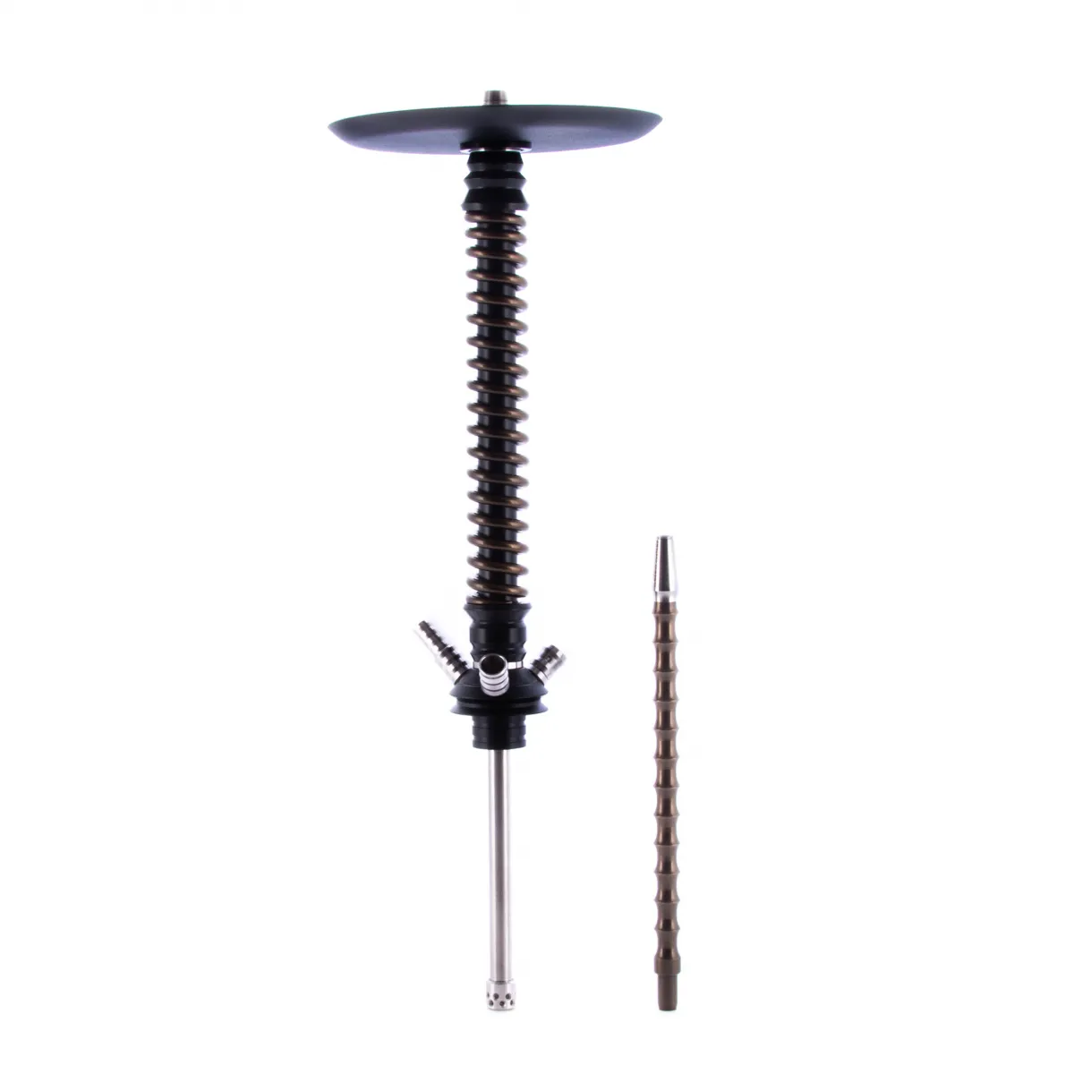 изображение товара Кальян MAMAY CUSTOMS Coilovers чёрно-бронзовый (без колбы)