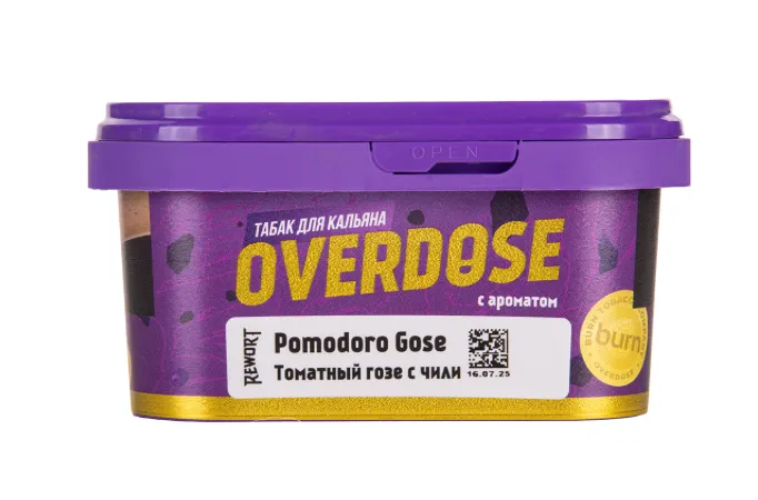 изображение товара Табак Overdose Pomodoro Gose (Томатный гозе с чили) 200г