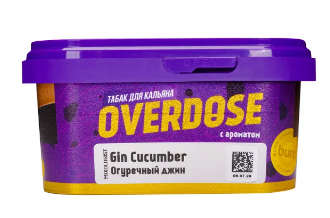 изображение товара Табак Overdose Gin Cucumber (Огуречный джин) 200г