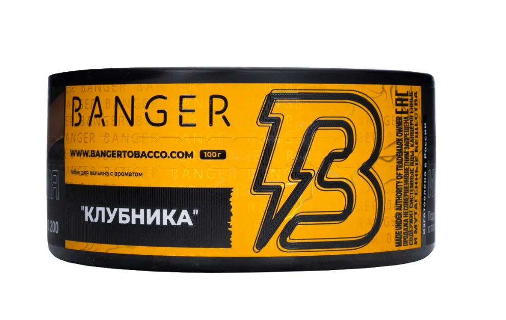 изображение товара Табак Banger Strawberry (Клубника) 100г