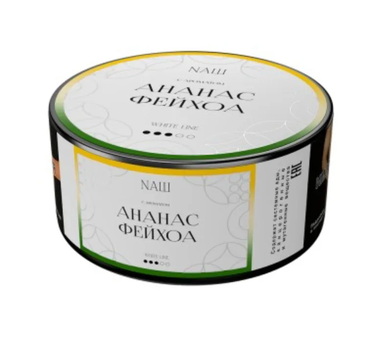 изображение товара Табак NAШ (НАШ) White Ананас Фейхоа 100г