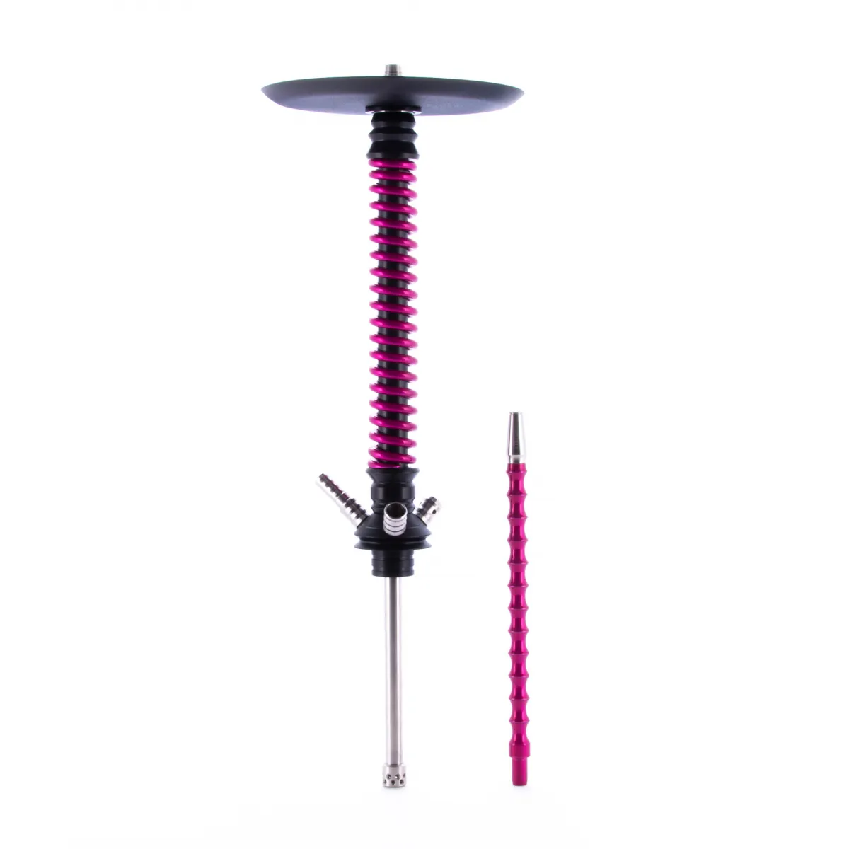 изображение товара Кальян MAMAY CUSTOMS Coilovers чёрно-розовый лак (без колбы)