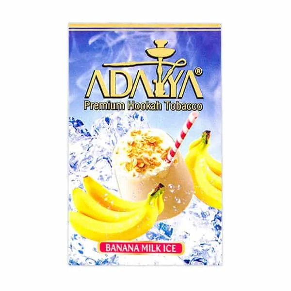 изображение товара Табак для кальяна Adalya new (Banana ice milk) ледяной банан с молоком, 50гр