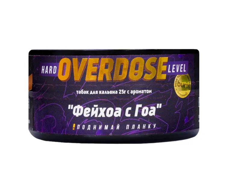 изображение товара Табак Overdose Goa Feijoa (Фейхоа с Гоа) 25г