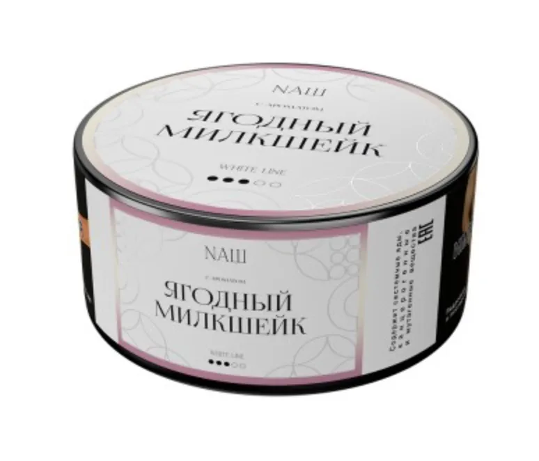 изображение товара Табак NAШ (НАШ) White Ягодный Милкшейк 100г