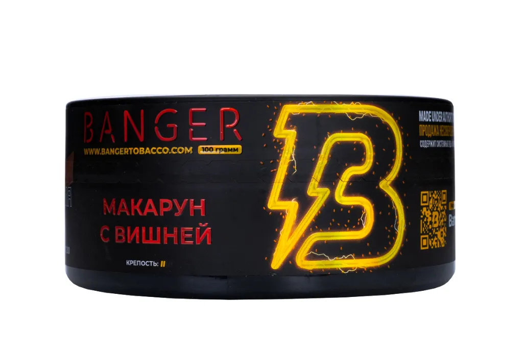изображение товара Табак Banger Cherry macaroon (Макарун с вишней) 100г