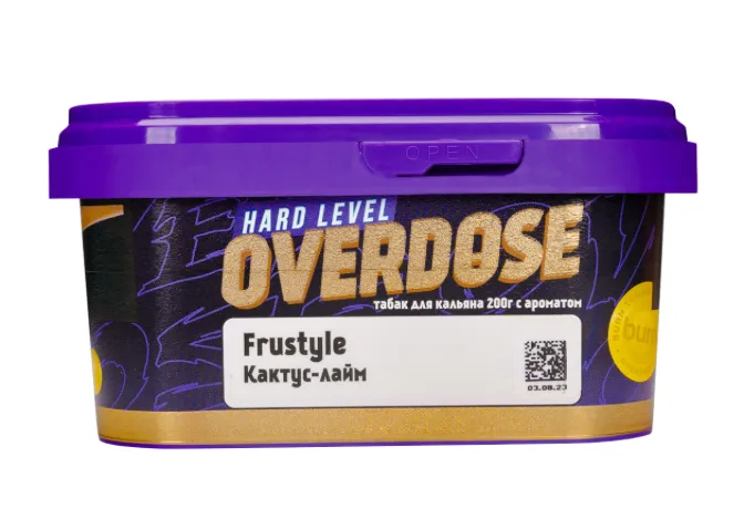 изображение товара Табак Overdose Frustyle (Кактус-лайм) 200г