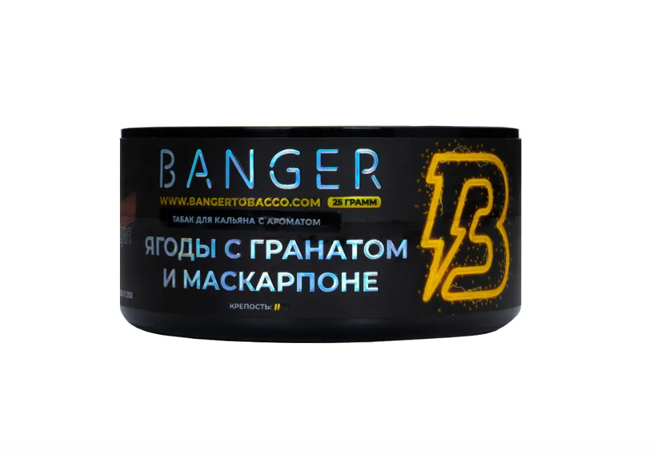 изображение товара Табак Banger Batumi (Ягоды с гранатом и Маскарпоне) 25г