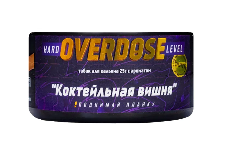 изображение товара Табак Overdose Maraschino Cherry (Коктейльная вишня) 100г