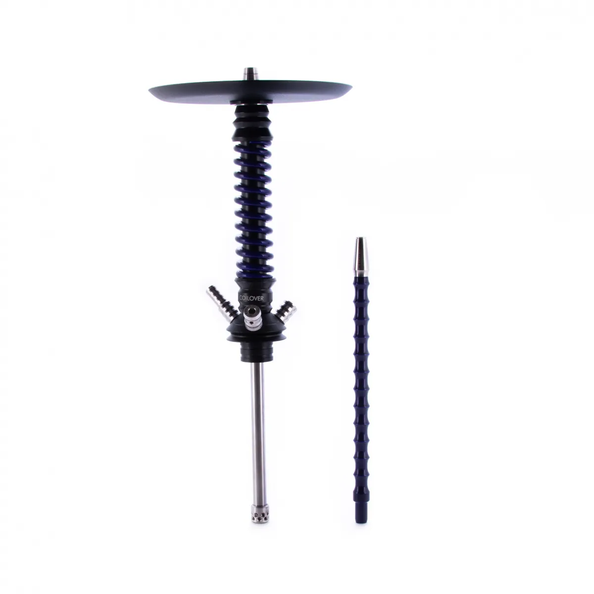 изображение товара Кальян MAMAY CUSTOMS Coilovers MINI чёрно-синий лак (без колбы) гр. космос