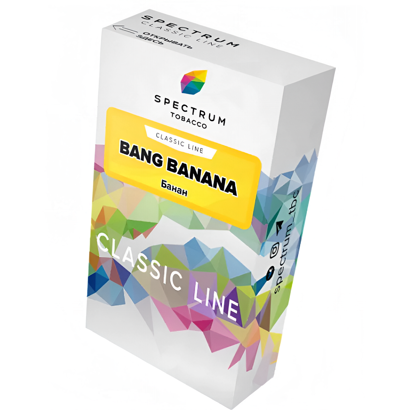 изображение товара Табак Spectrum Classic Line - Bang Banana (Банан) - 40 г