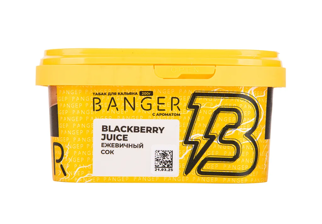 изображение товара Табак Banger Blackberry Juice (Ежевичный сок) 200г