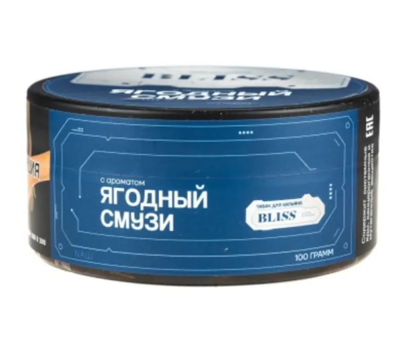 изображение товара Табак Bliss Ягодный Смузи 100г