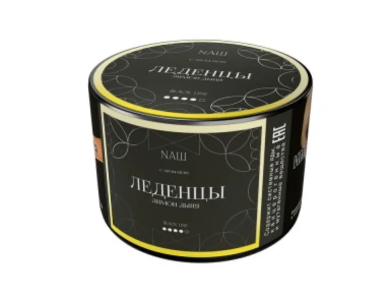 изображение товара Табак NAШ (НАШ) Black Леденцы (Лимон, дыня) 40г