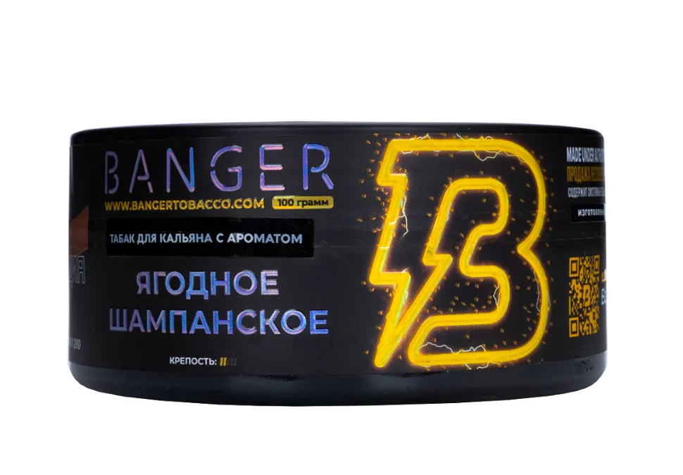изображение товара Табак Banger Moscow never sleeps (Ягодное шампанское) 100г