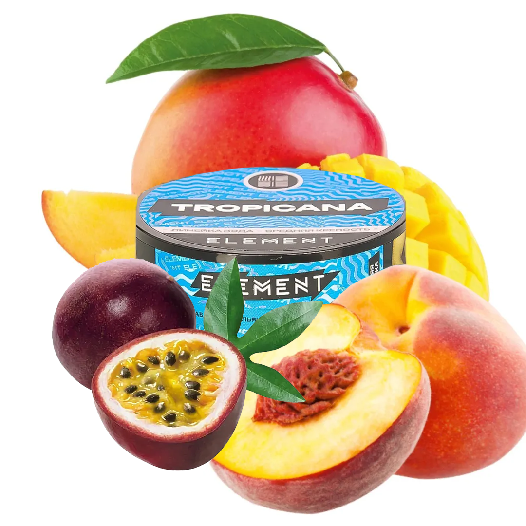 изображение товара Табак Element (Вода) Tropicana (Манго маракуйя персик) 25гр
