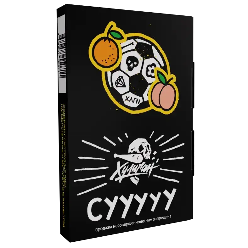 изображение товара Табак Хулиган Classic - Сууууу (Белый Персик Апельсин) 25г