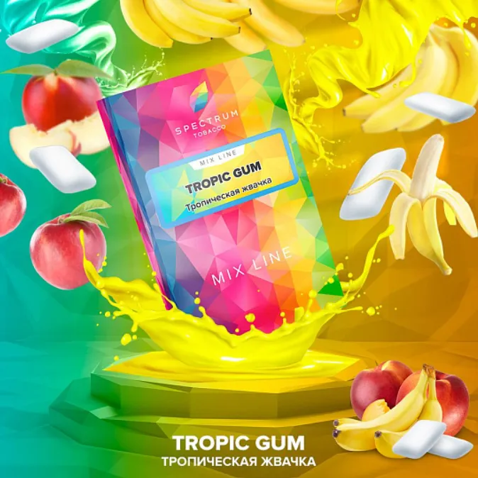 изображение товара Табак Spectrum Mix Line - Tropic Gum (Тропическая жвачка) - 40 г