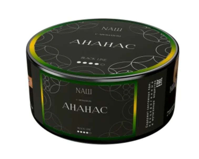 изображение товара Табак NAШ (НАШ) Black Ананас 100г