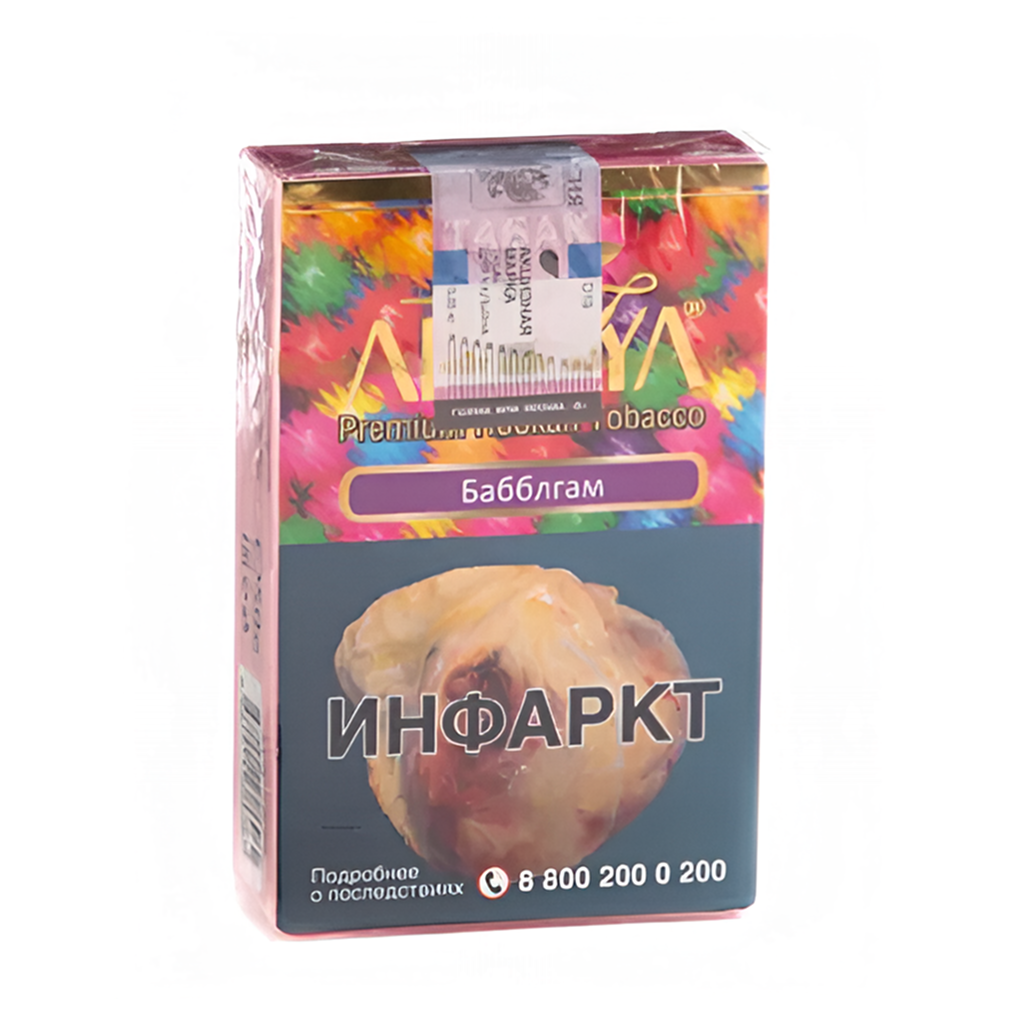 изображение товара Табак для кальяна Adalya Bubblegum (Жвачка), 50гр