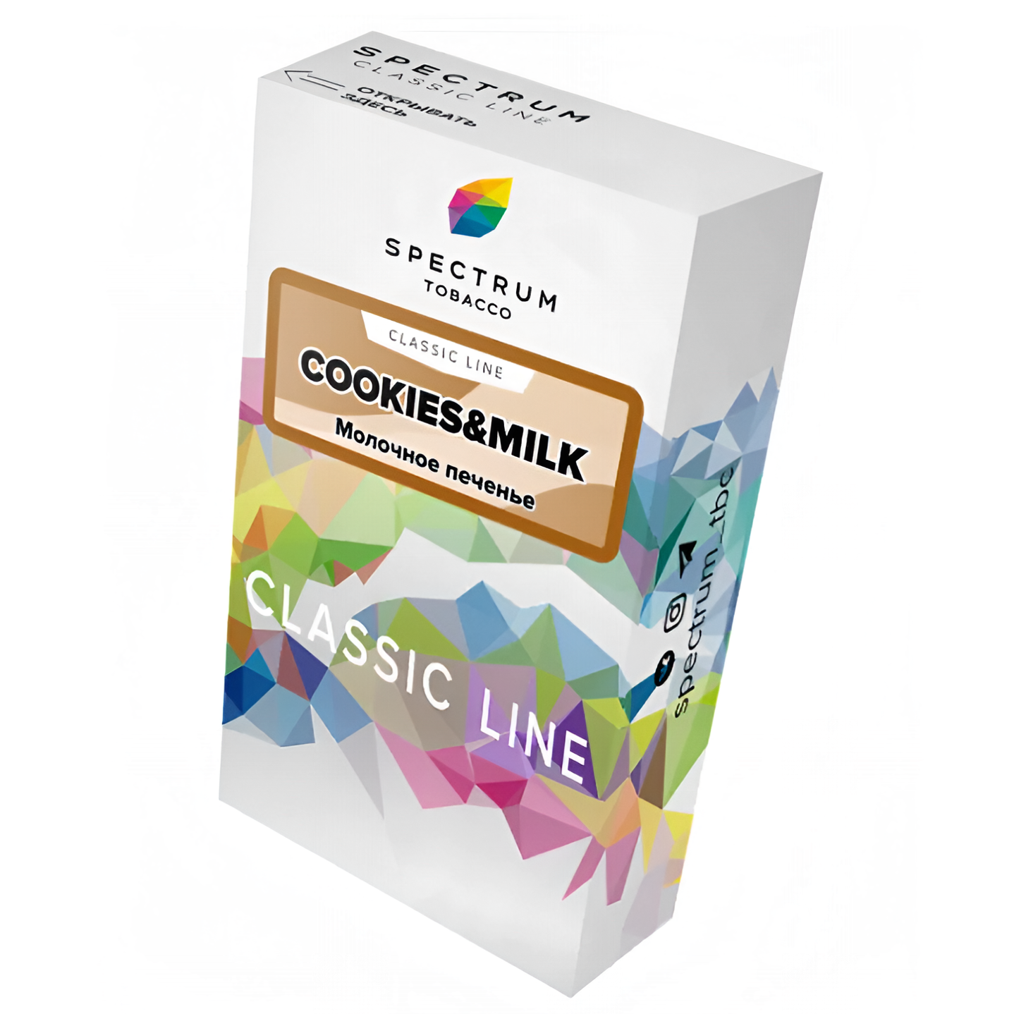 изображение товара Табак Spectrum Classic Line - Cookies & Milk (Молочное печенье) - 40 г