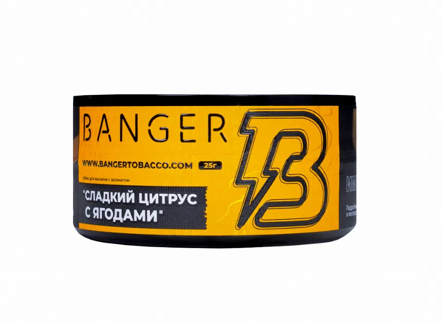 изображение товара Табак Banger Sweet dreams (Сладкий цитрус с ягодами) 25г