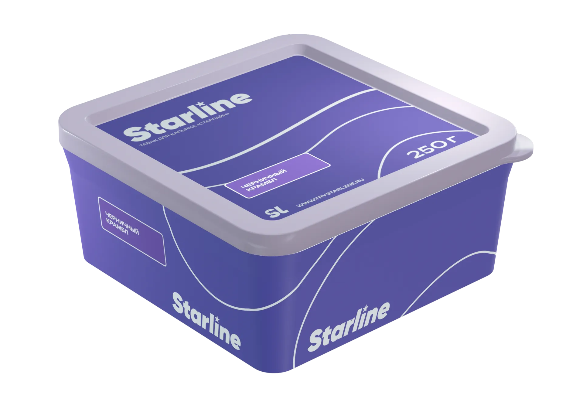 изображение товара Табак для кальяна Starline "Старлайн" (Черничный крамбл), 250 г