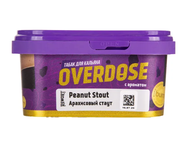 изображение товара Табак Overdose Peanut Stout (Арахисовый стаут) 200г