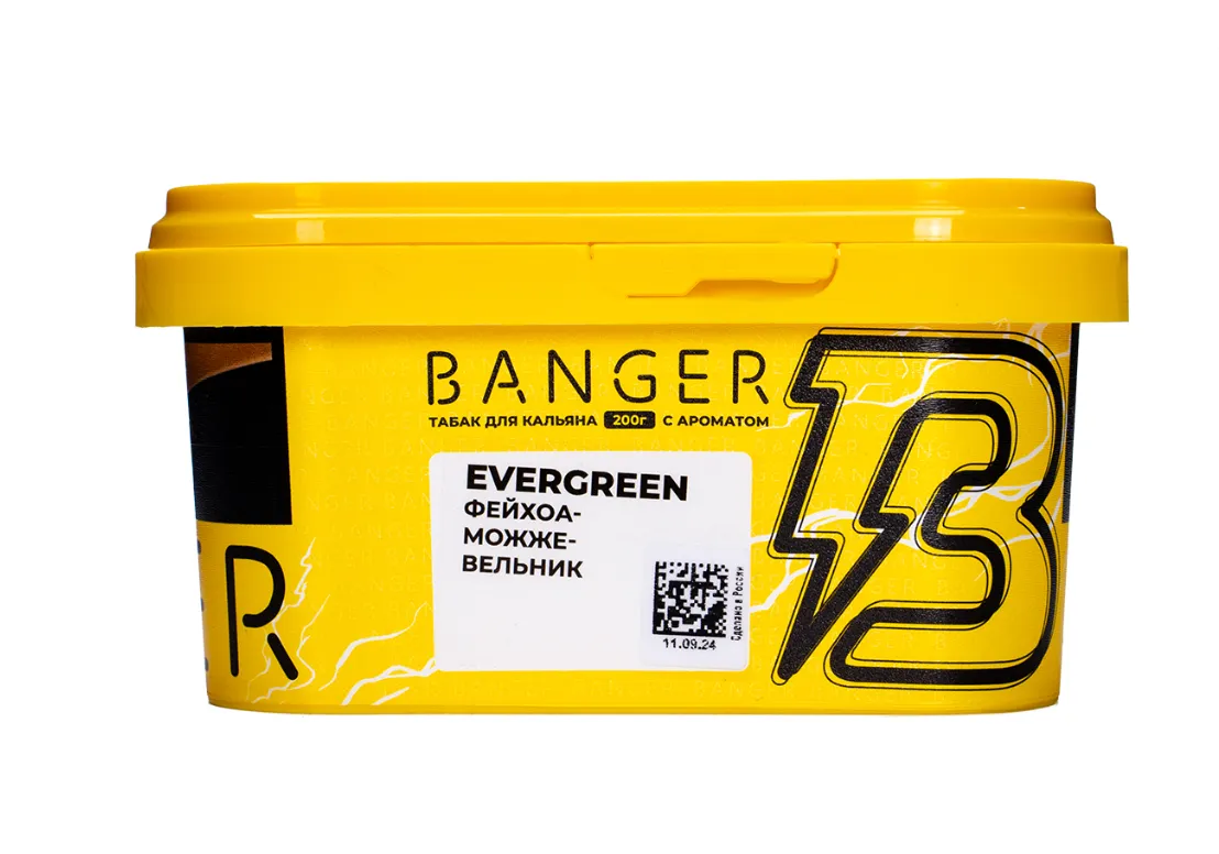 изображение товара Табак Banger Evergreen (Фейхоа, можжевельник) 200г