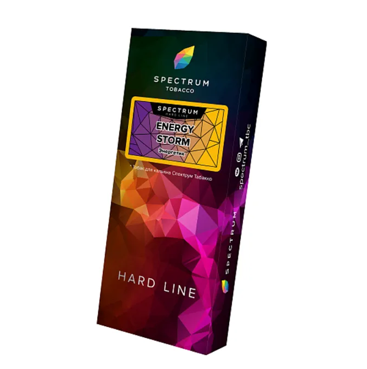 изображение товара Табак Spectrum Hard Line - Energy Storm (Энергетик) - 100 г