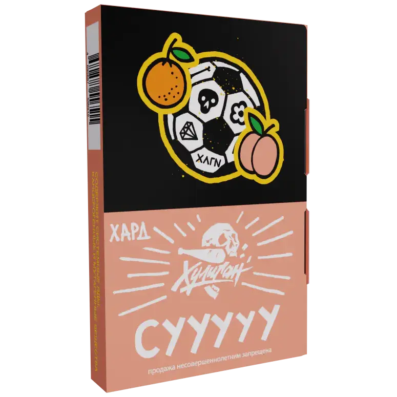 изображение товара Табак Хулиган Hard - Сууууу (Белый Персик Апельсин) 25г