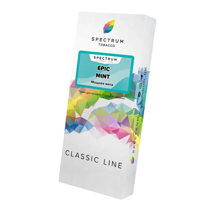 изображение товара Табак Spectrum Classic Line - Epic Mint (Мощная мята) - 100 г