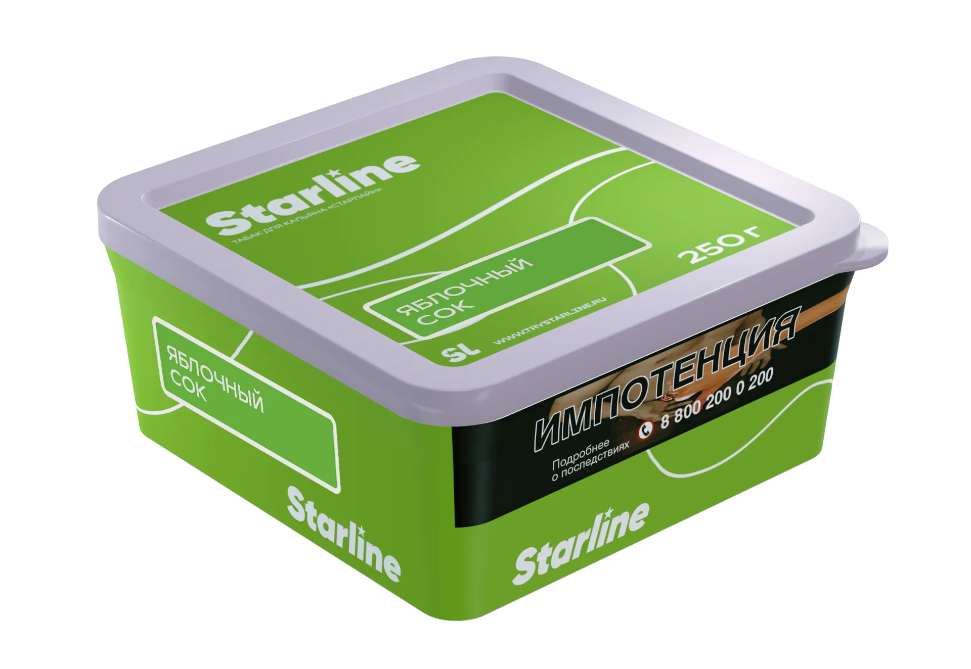 изображение товара Табак для кальяна Starline "Старлайн" (Яблочный сок), 250 г