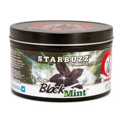 изображение товара Табак для кальяна Starbuzz — Black Mint (Чёрная Мята) 250г