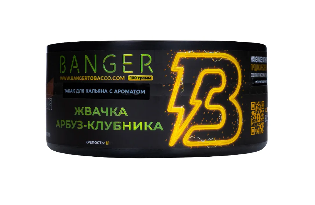 изображение товара Табак Banger Yummy gum (Жвачка арбуз-клубника) 100г