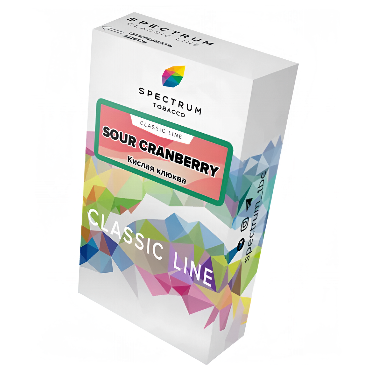 изображение товара Табак Spectrum Classic Line - Sour Cranberry (Кислая клюква) - 40 г