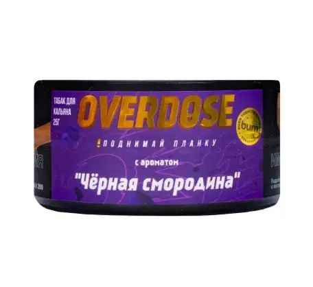 изображение товара Табак Overdose Currant Black (Черная смородина) 25г