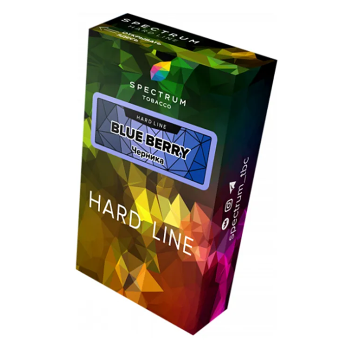 изображение товара Табак Spectrum Hard Line - Blue Berry (Черника) - 40 г
