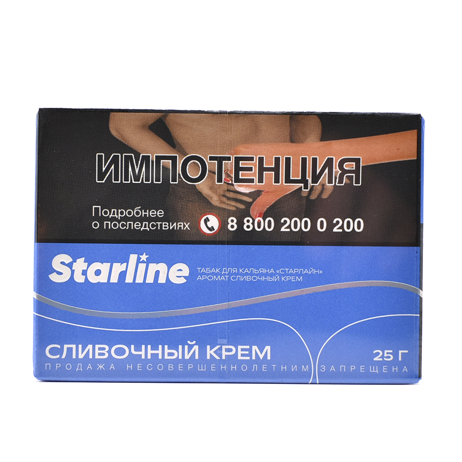 изображение товара Табак для кальяна Starline "Старлайн" (Сливочный крем), 25 г