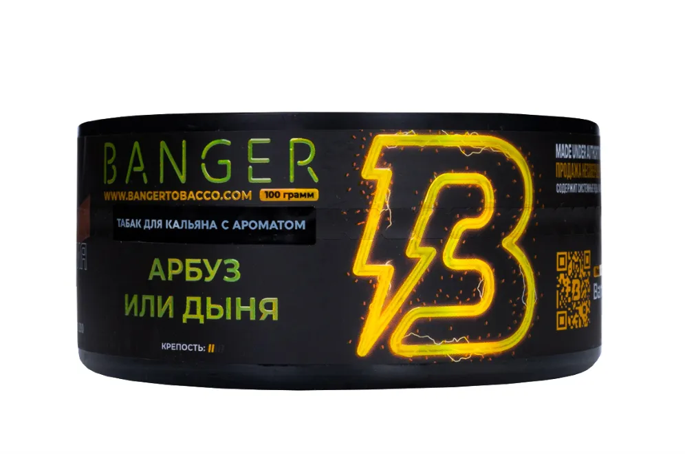изображение товара Табак Banger Watermelon or melon (Арбуз или дыня) 100г
