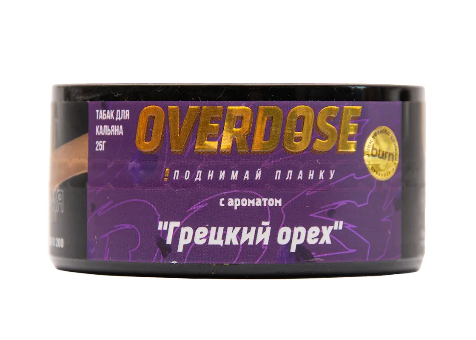 изображение товара Табак Overdose Walnut (Грецкий орех) 25г