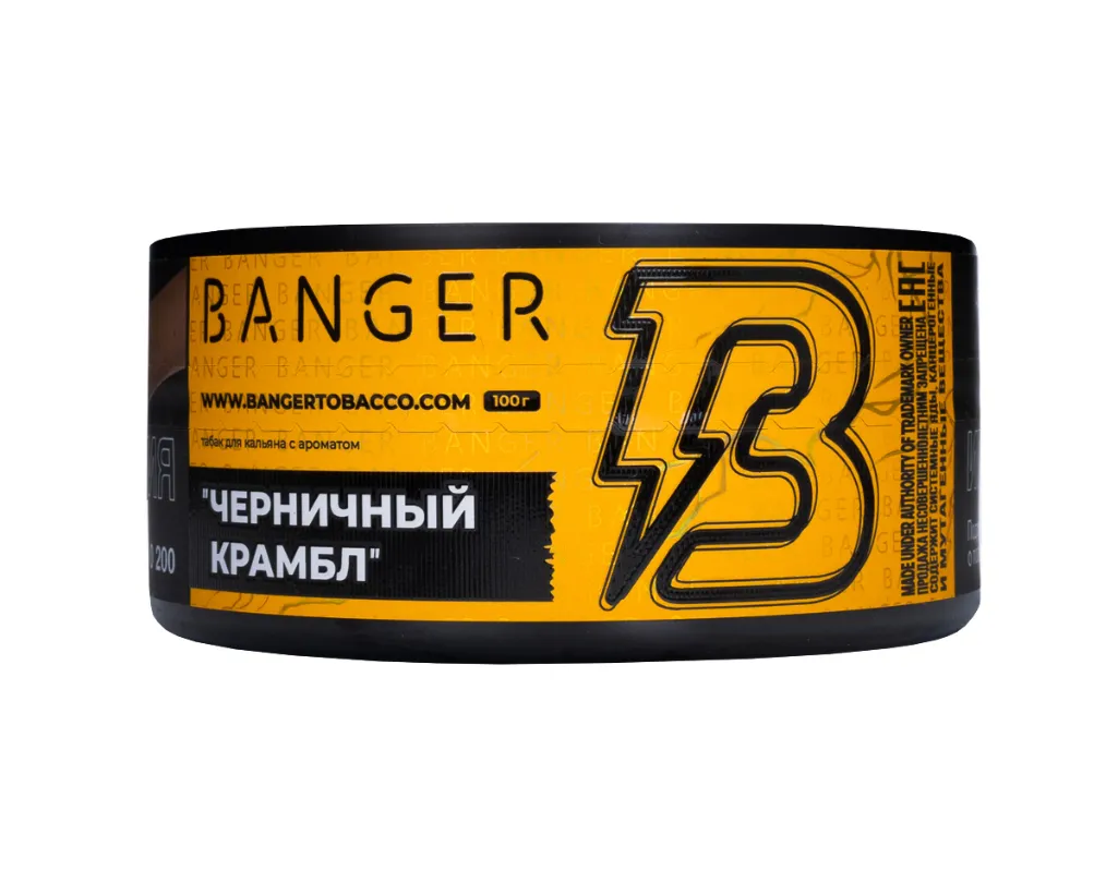 изображение товара Табак Banger Crumble (Черничный крамбл) 100г