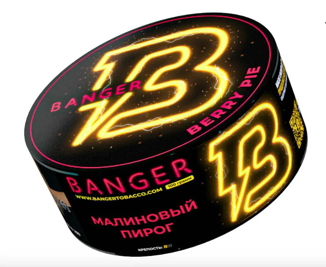изображение товара Табак Banger Berry pie (Малиновый пирог) 100г