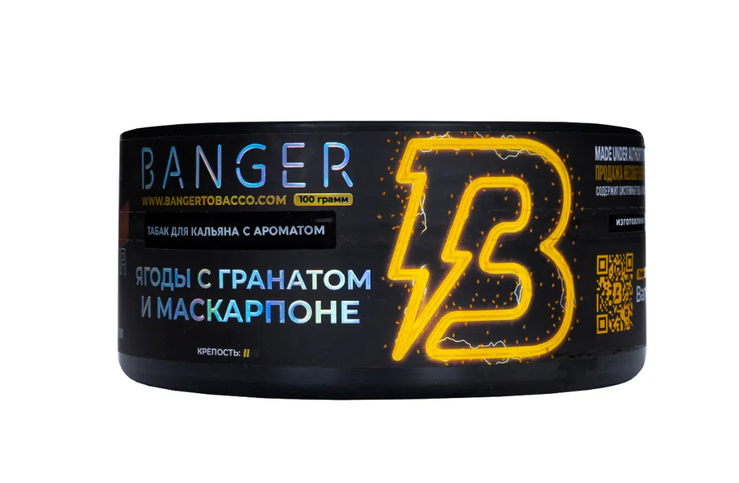 изображение товара Табак Banger Batumi (Ягоды с гранатом и Маскарпоне) 100г